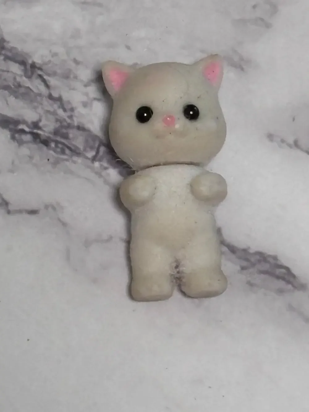 Sylvanian Families Baby Persian Cat - White - Calico Critters Toy Doll Rare